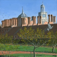 Blickling Hall from the orchard